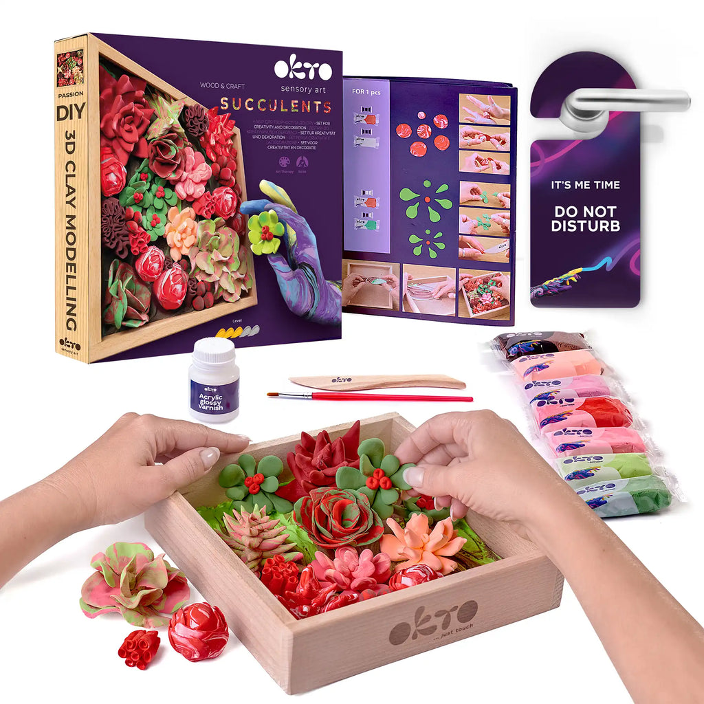 set Wood&Craft DIY "Succulents" PASSION-0