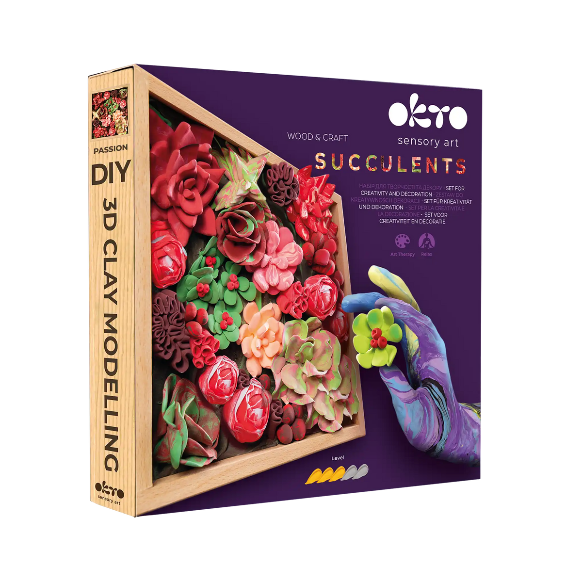 set Wood&Craft DIY "Succulents" PASSION-1