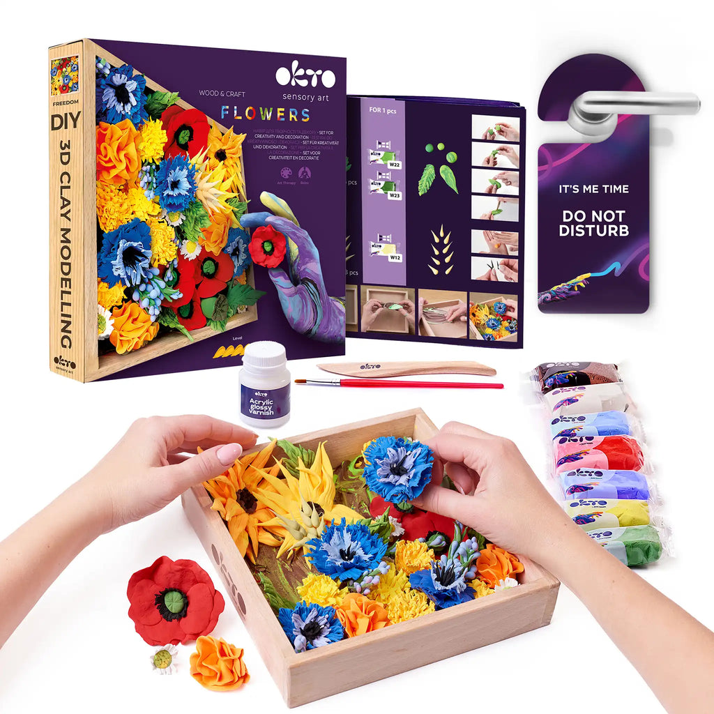 set Wood&Craft DIY "Flowers" FREEDOM-0