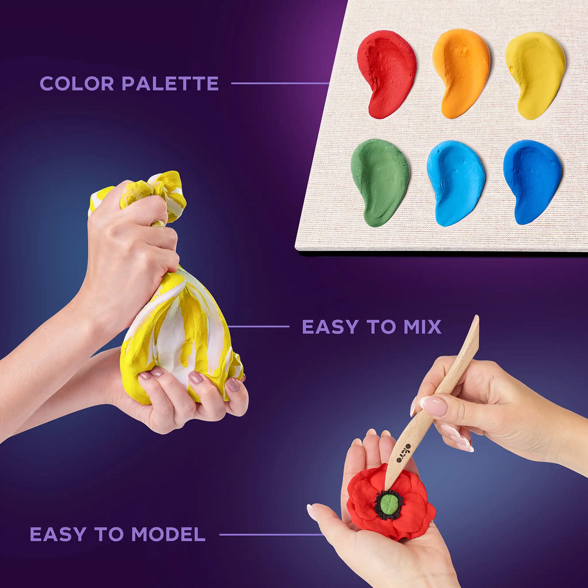 set Wood&Craft DIY "Flowers" FREEDOM-3