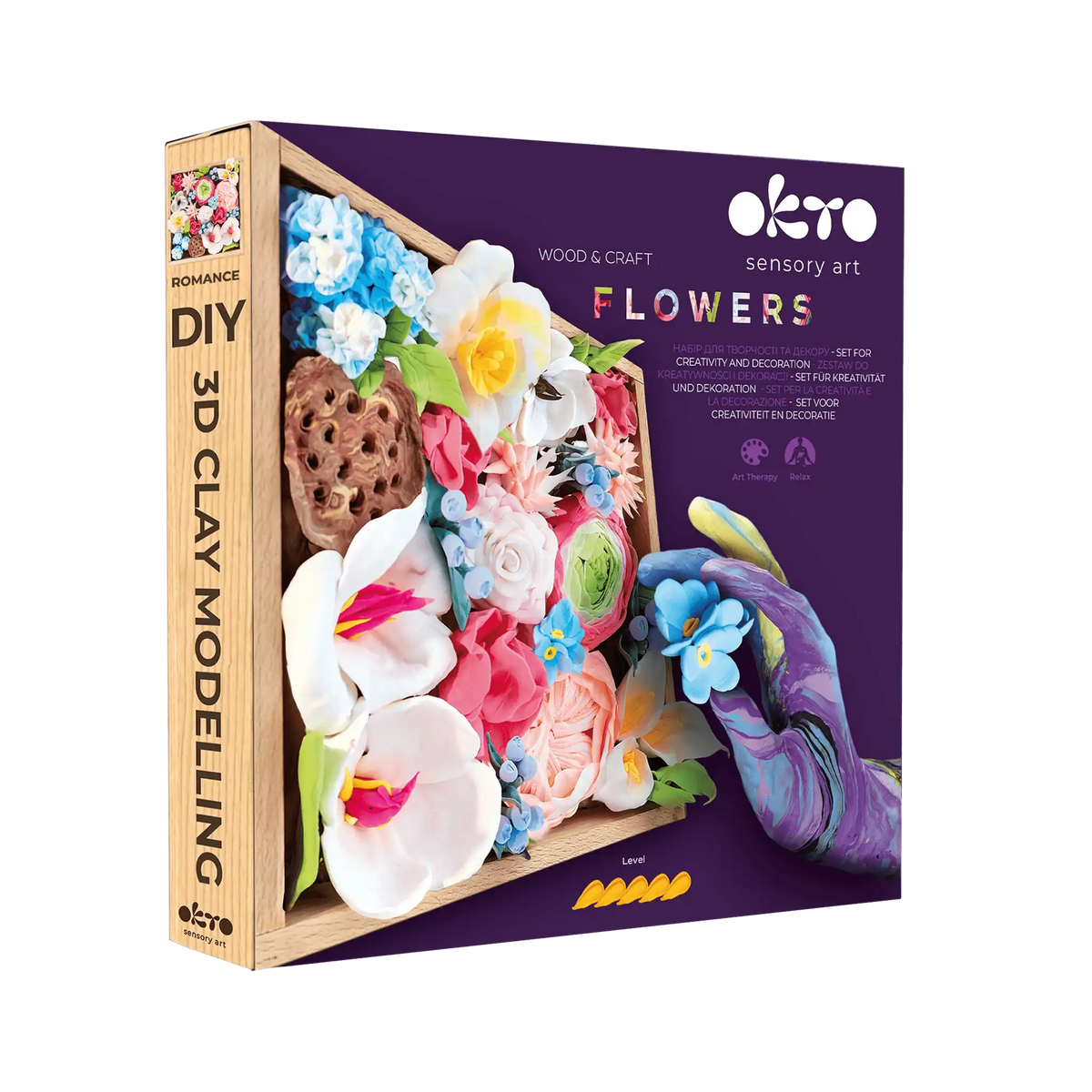 set Wood&Craft DIY "Flowers" ROMANCE-1