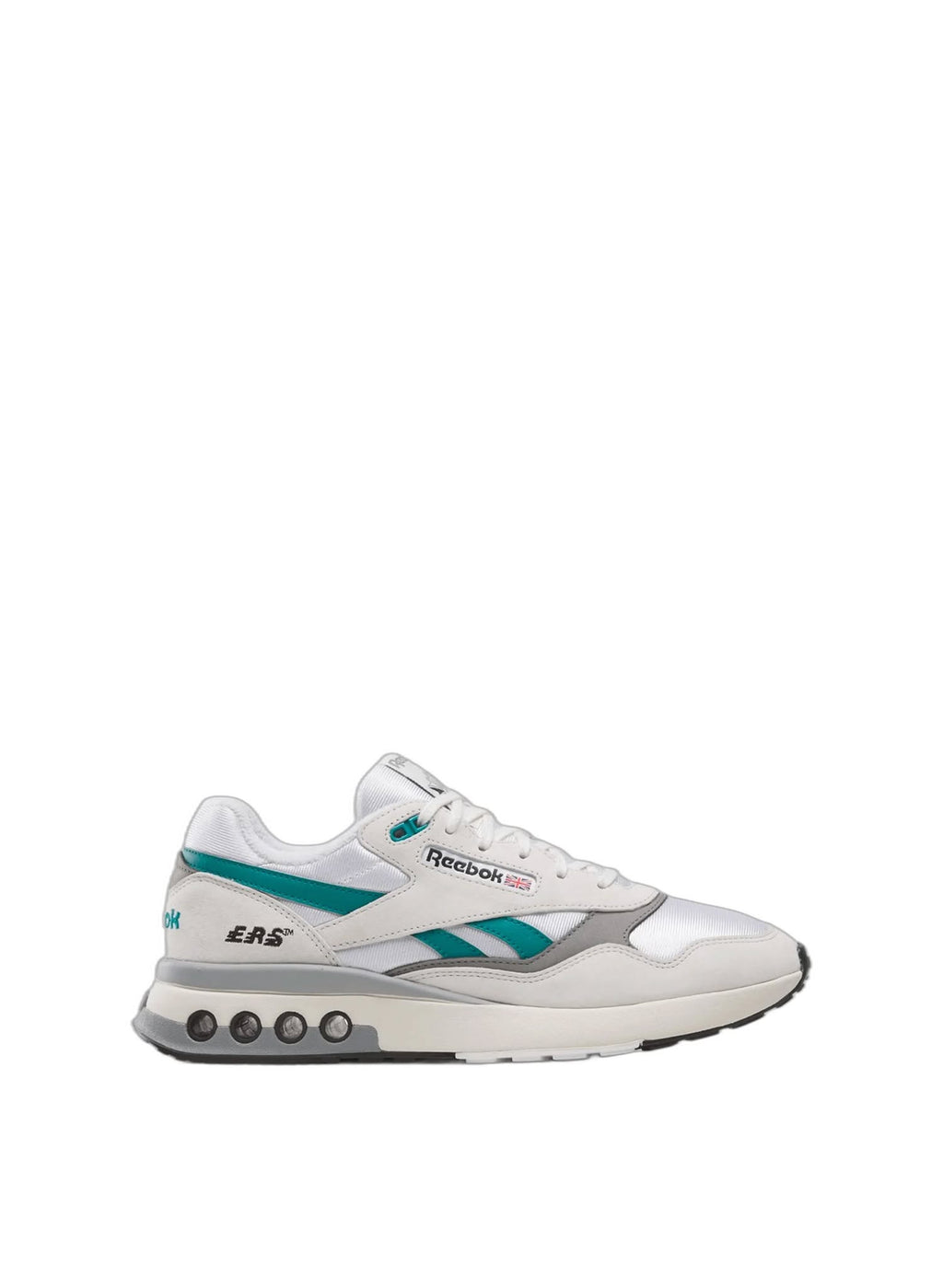 Men's ERS World running shoes featuring colorblock suede, nubuck, nylon upper, and a rubber outsole — view 28