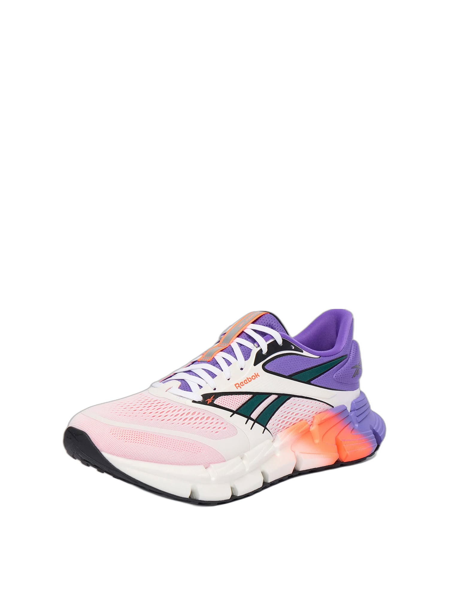 Men's FloatZig 2 running shoes in colorblock nylon mesh with a thick rubber sole — view 10