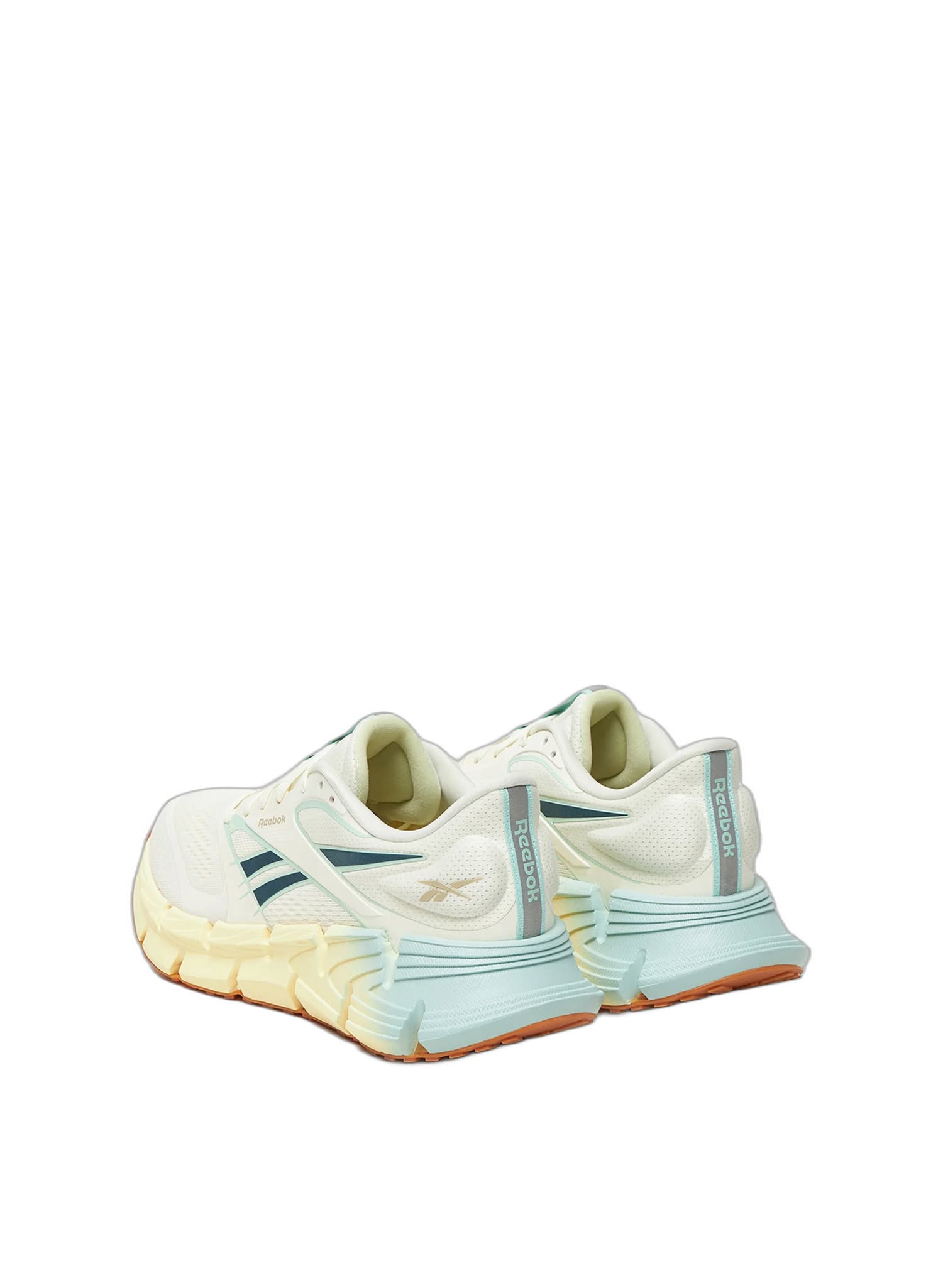 Women's Floatzig 2 running shoes featuring colorblock nylon mesh upper and thick shock-absorbing rubber sole — view 13