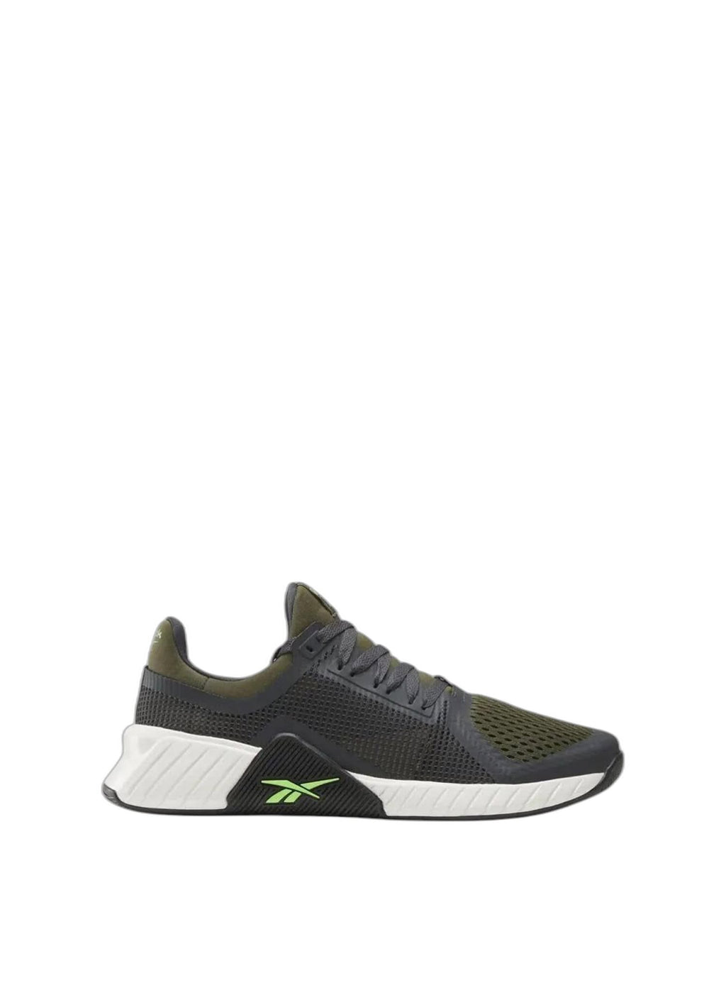 Reebok men's Flip Charge training shoes in colorblock synthetic and nylon with thick rubber outsole — view 6