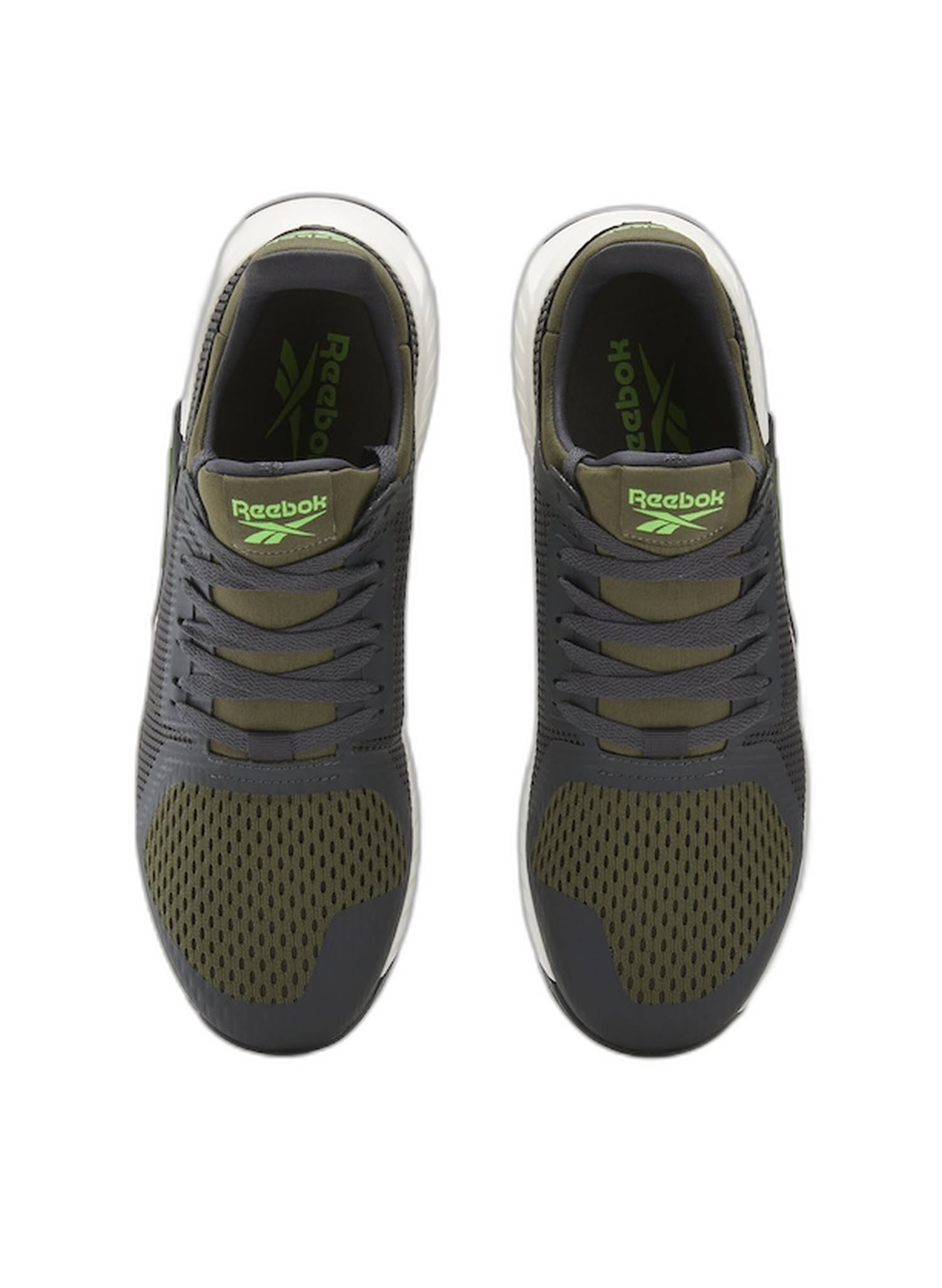Reebok men's Flip Charge training shoes in colorblock synthetic and nylon with thick rubber outsole — view 24