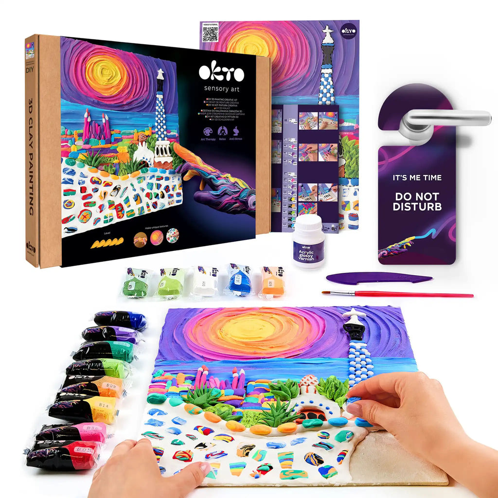3D PICTURES TRAVEL DIY 3D Painting #Park Guell Barcelona-0