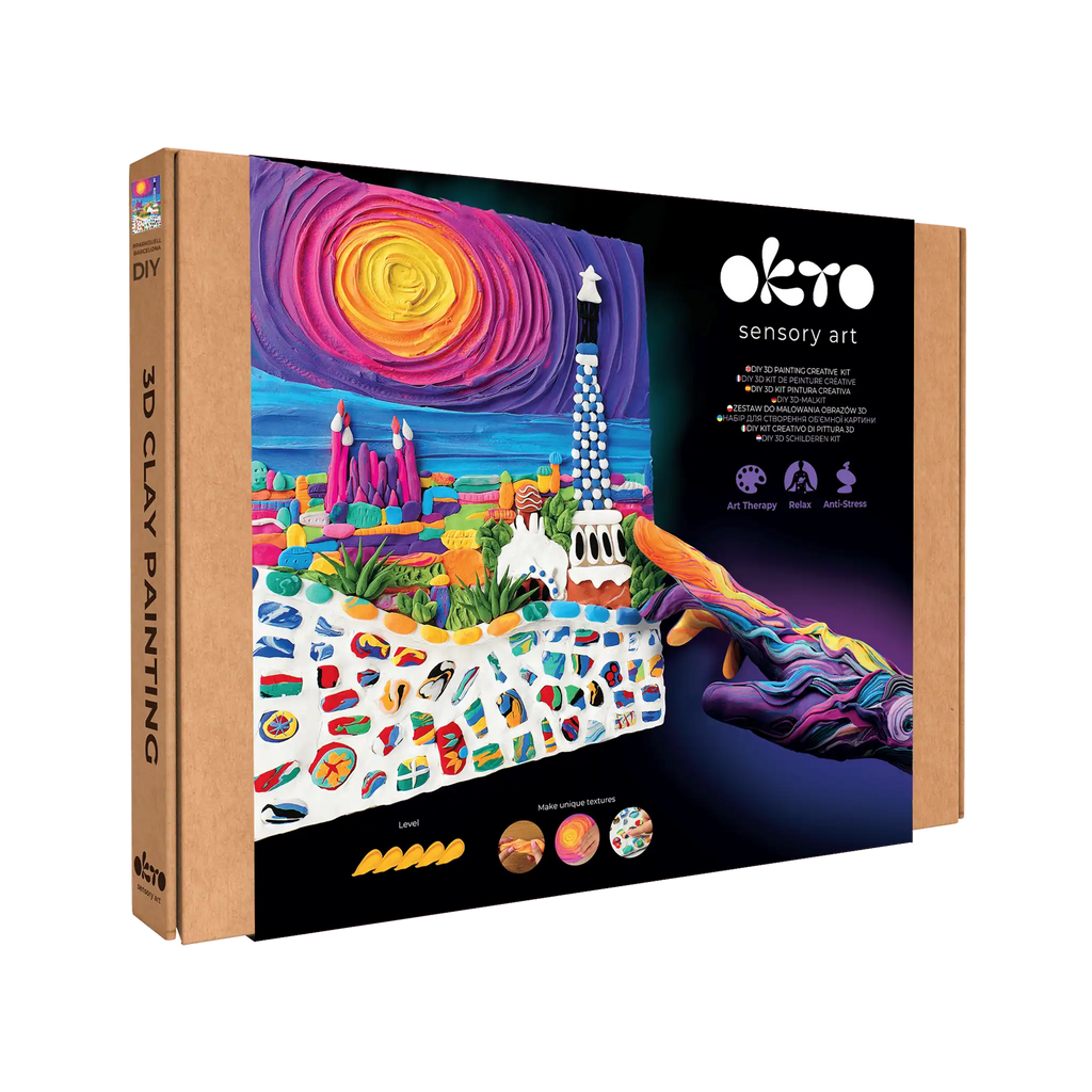 3D PICTURES TRAVEL DIY 3D Painting #Park Guell Barcelona-1