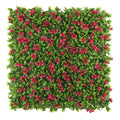Flowering Pink Artificial Vertical Garden Green Wall Panel 40×40in 11 SQ FT – UV Resistant – Commercial Grade-0