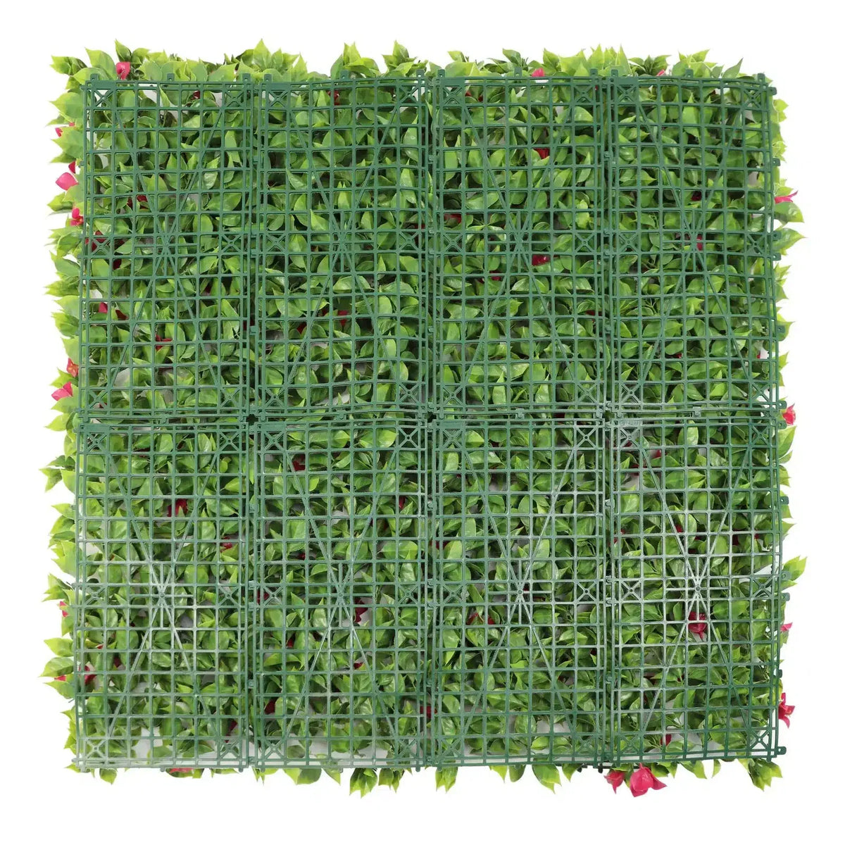 Flowering Pink Artificial Vertical Garden Green Wall Panel 40×40in 11 SQ FT – UV Resistant – Commercial Grade-4