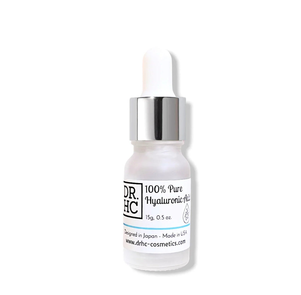 DR.HC 100% pure hyaluronic acid serum bottle with dropper for anti-aging and facial hydration — view 4