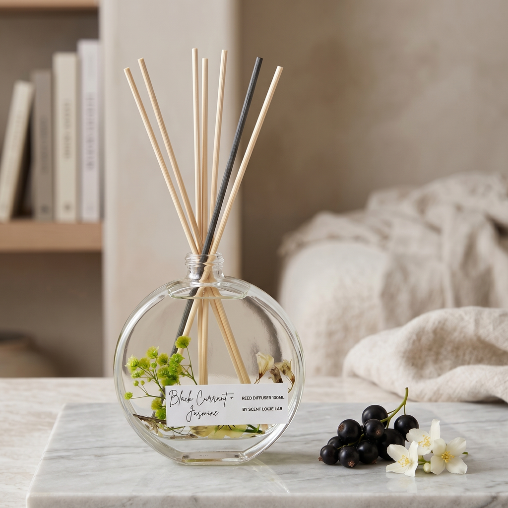 Botanical Reed Diffuser – 100ml Handmade Home Fragrance | 23 Scents-0