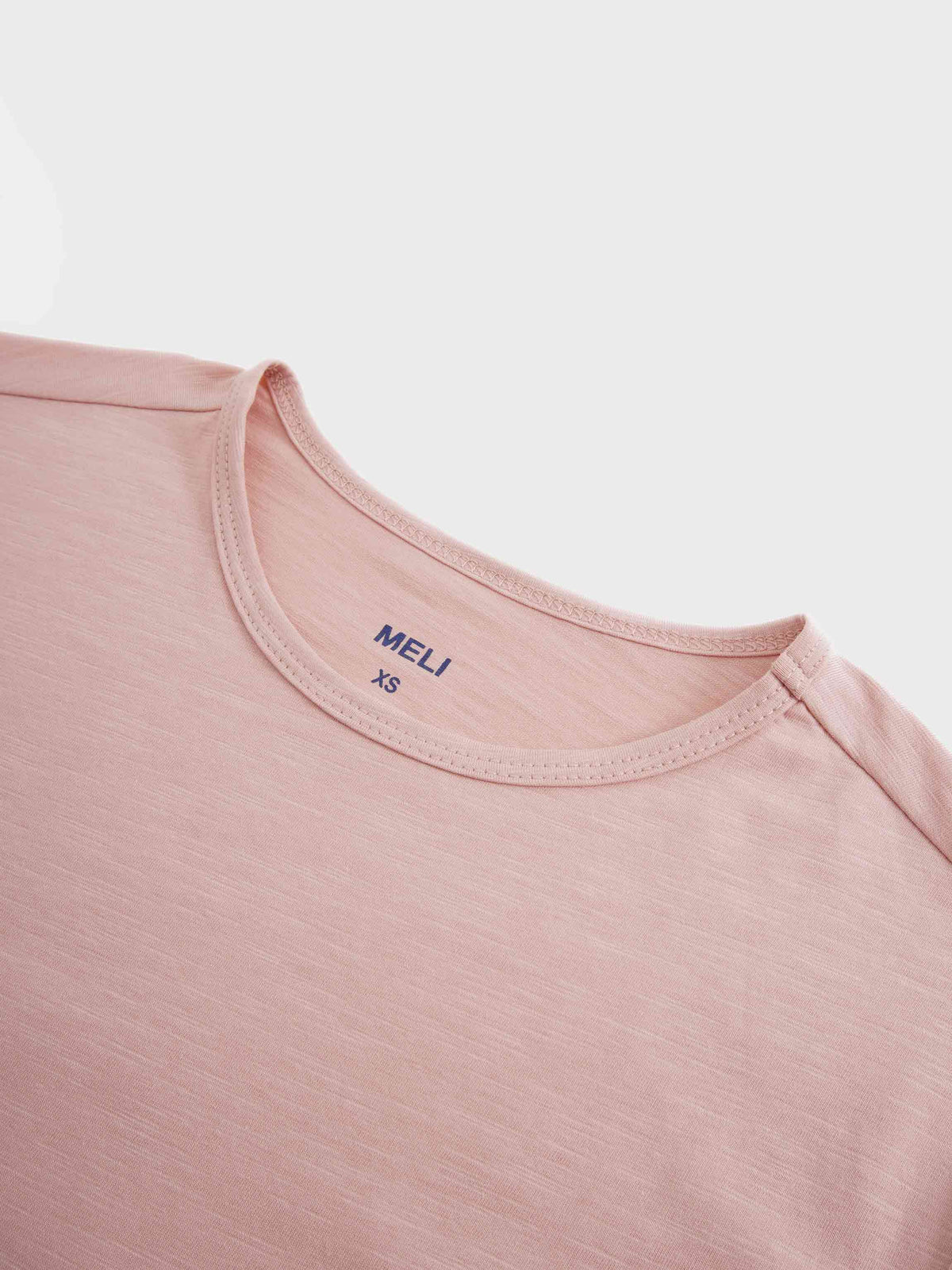 Crew Bomber Tee-Pink-4