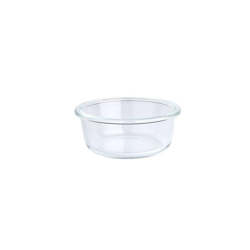 Elegant transparent glass cat bowl set housed in a modern minimalist square frame for daily feeding. — view 5
