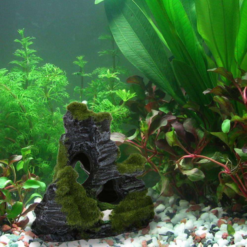 Detailed underwater adventure fish tank decoration featuring lifelike ocean scenery for stimulating aquatic habitats — view 4