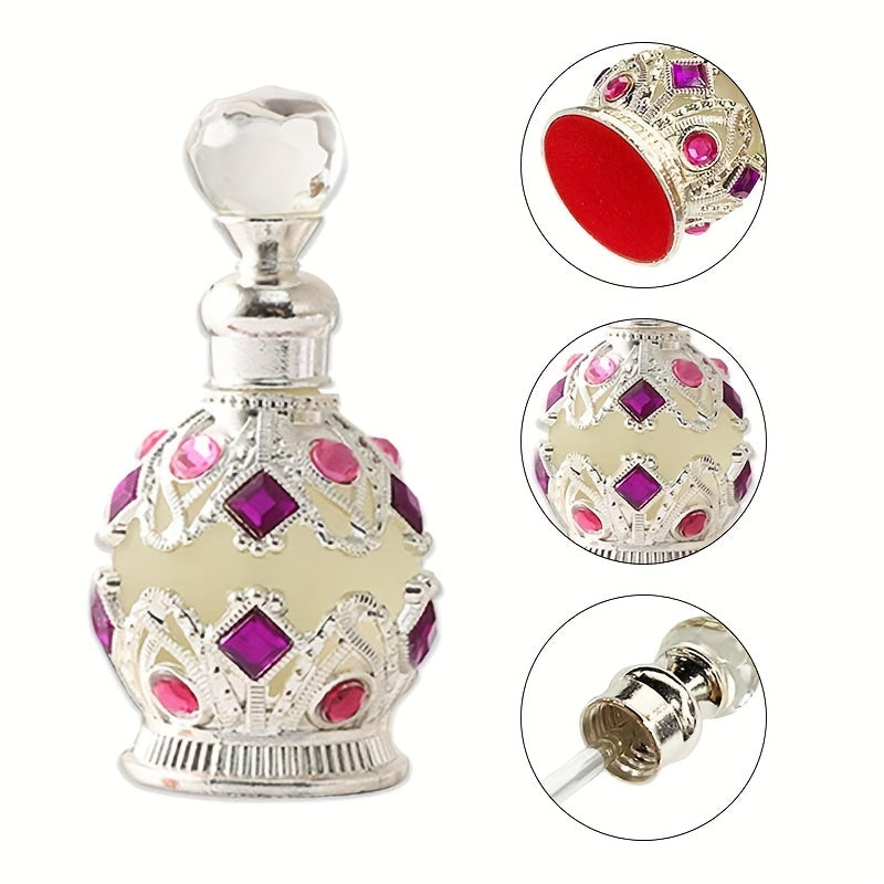 Luxury Dubai floral perfume oil for women in a compact 15ml glass bottle