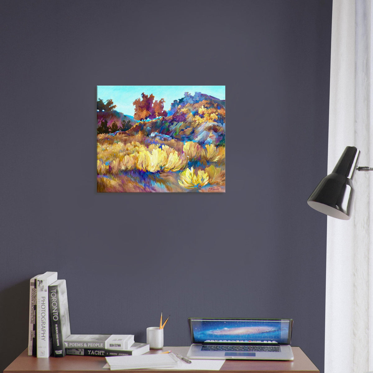 "Rock Ridge" Landscape I 20x24 inch Canvas Art Print I Original Artwork by American Artist Barbara Cleary-3