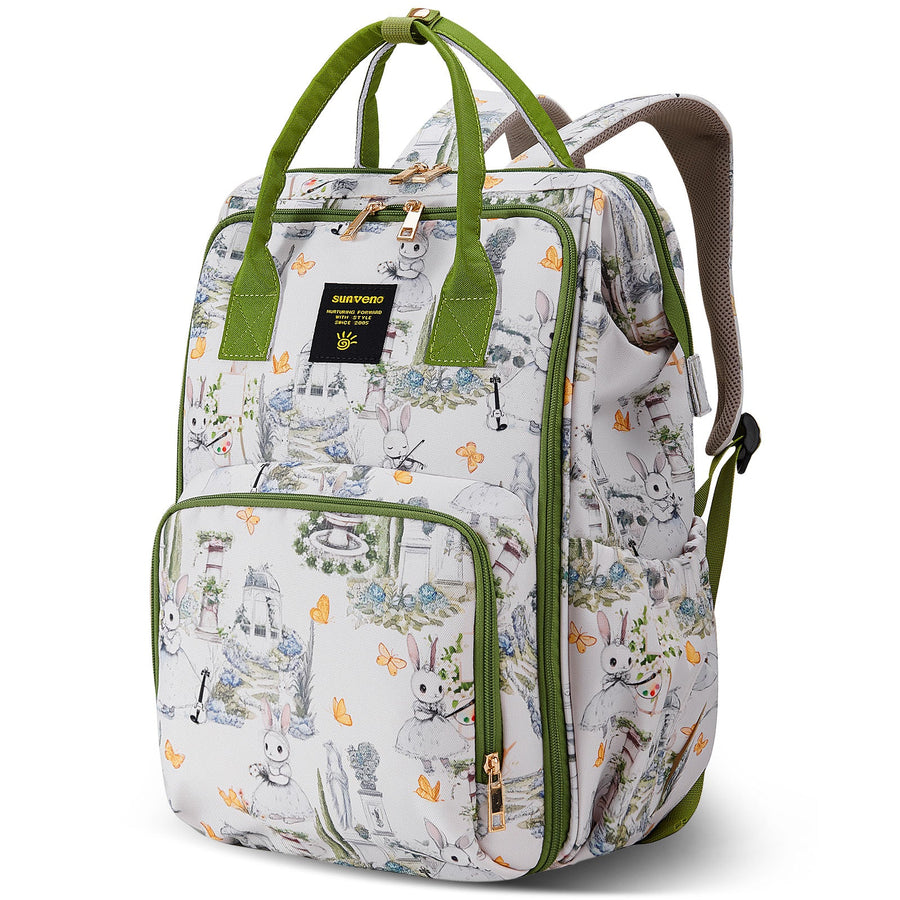 Wide Open Frame Diaper Bag Backpack