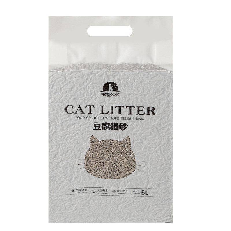 EcoPaws green tea infused biodegradable plant-based tofu cat litter in a 6L package