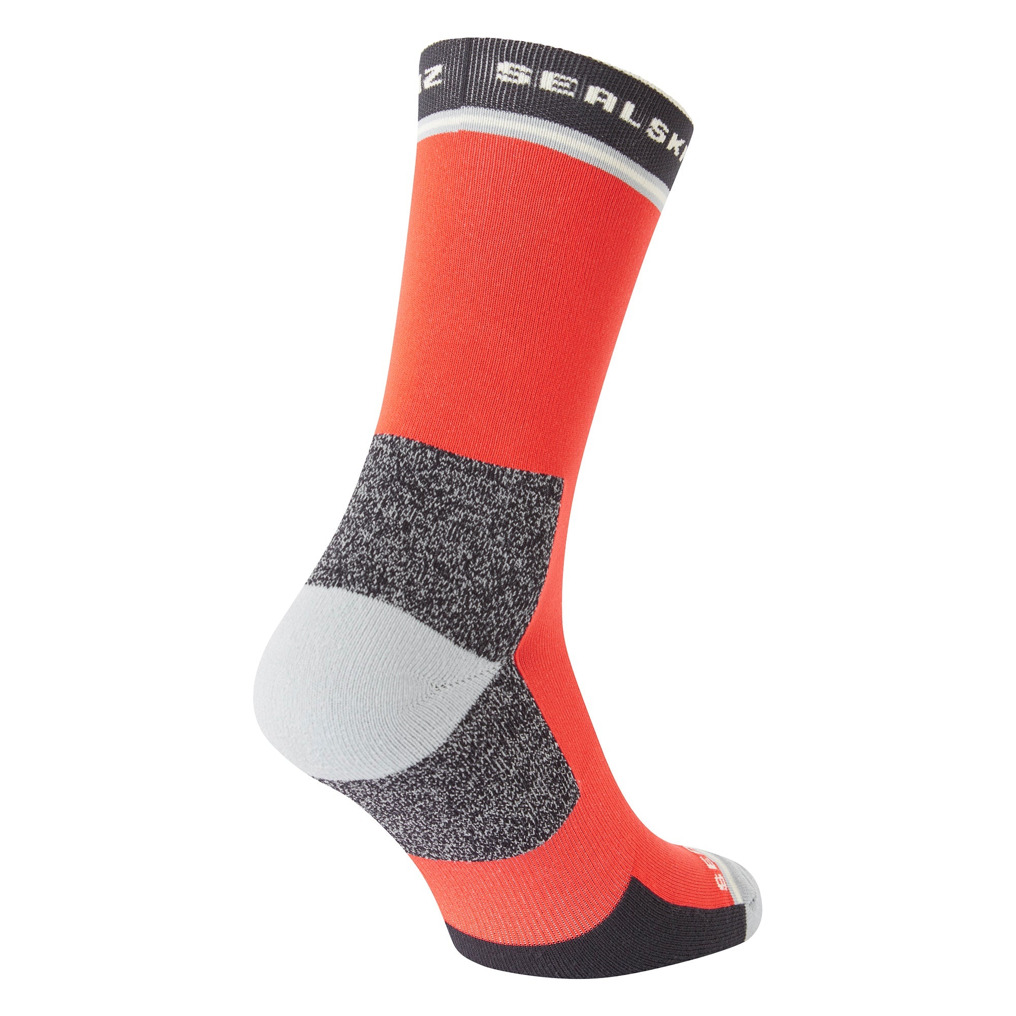 Anti blister mid length running socks for men and women featuring padded double layer construction — view 2