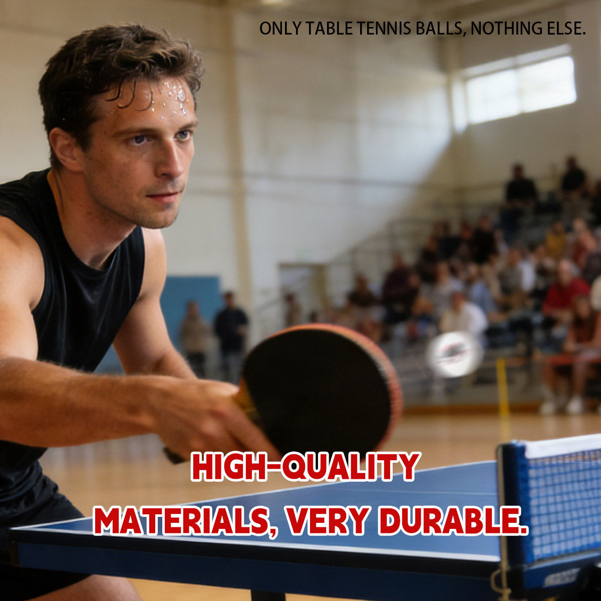 Set of twenty white and yellow ABS table tennis balls for indoor ping pong training — view 5