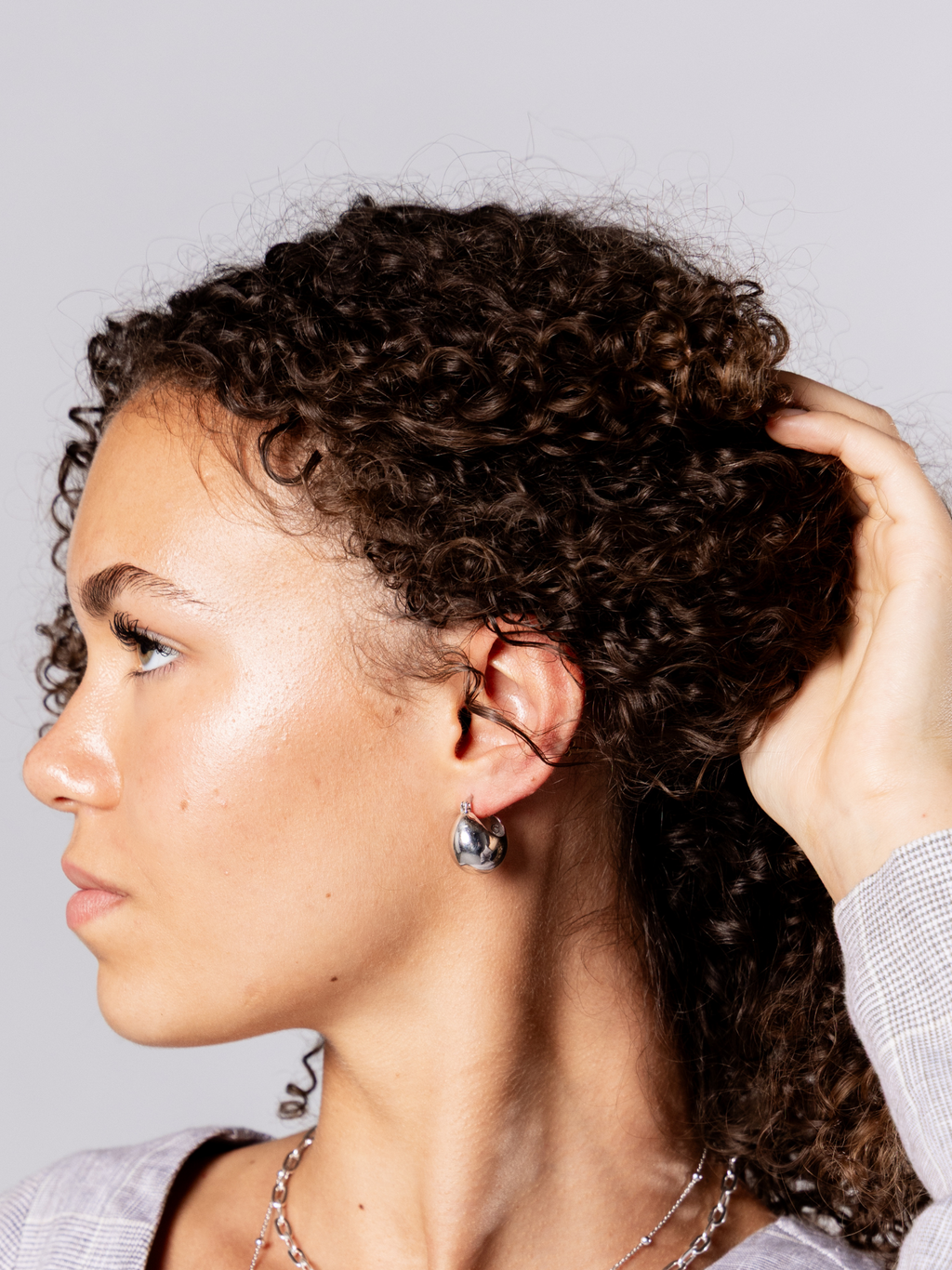 Sterling silver Hoop Earrings – Zadie | No More Nobody-1