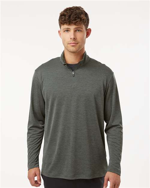 AllPro 4HM700 Men's Pro-Lock Performance Mélange Quarter-Zip Pullover-2