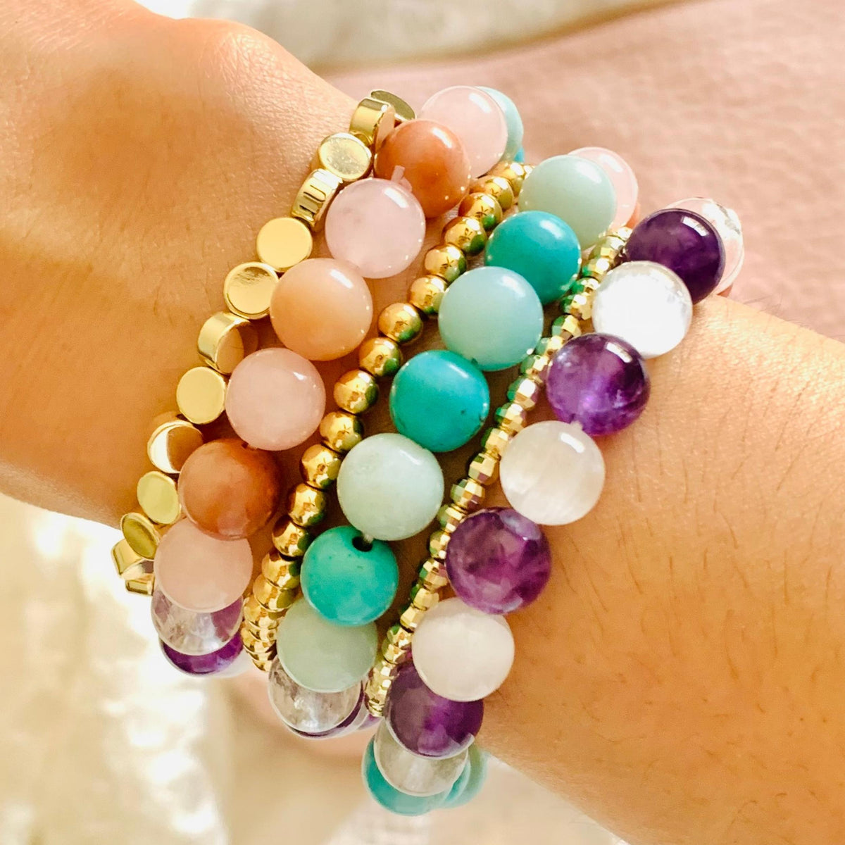 Relieve Stress Anxiety Crystal Bracelet-0