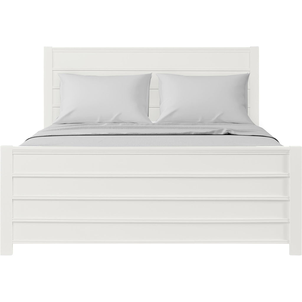 Caroline Pine Platform Bed with Paneled Headboard-7