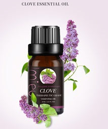 Small 10ml glass bottle of pure aromatherapy essential oil for spa massage and stress relief — view 4
