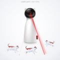 White SmartPaw interactive laser cat toy made of durable plastic for indoor pet entertainment.