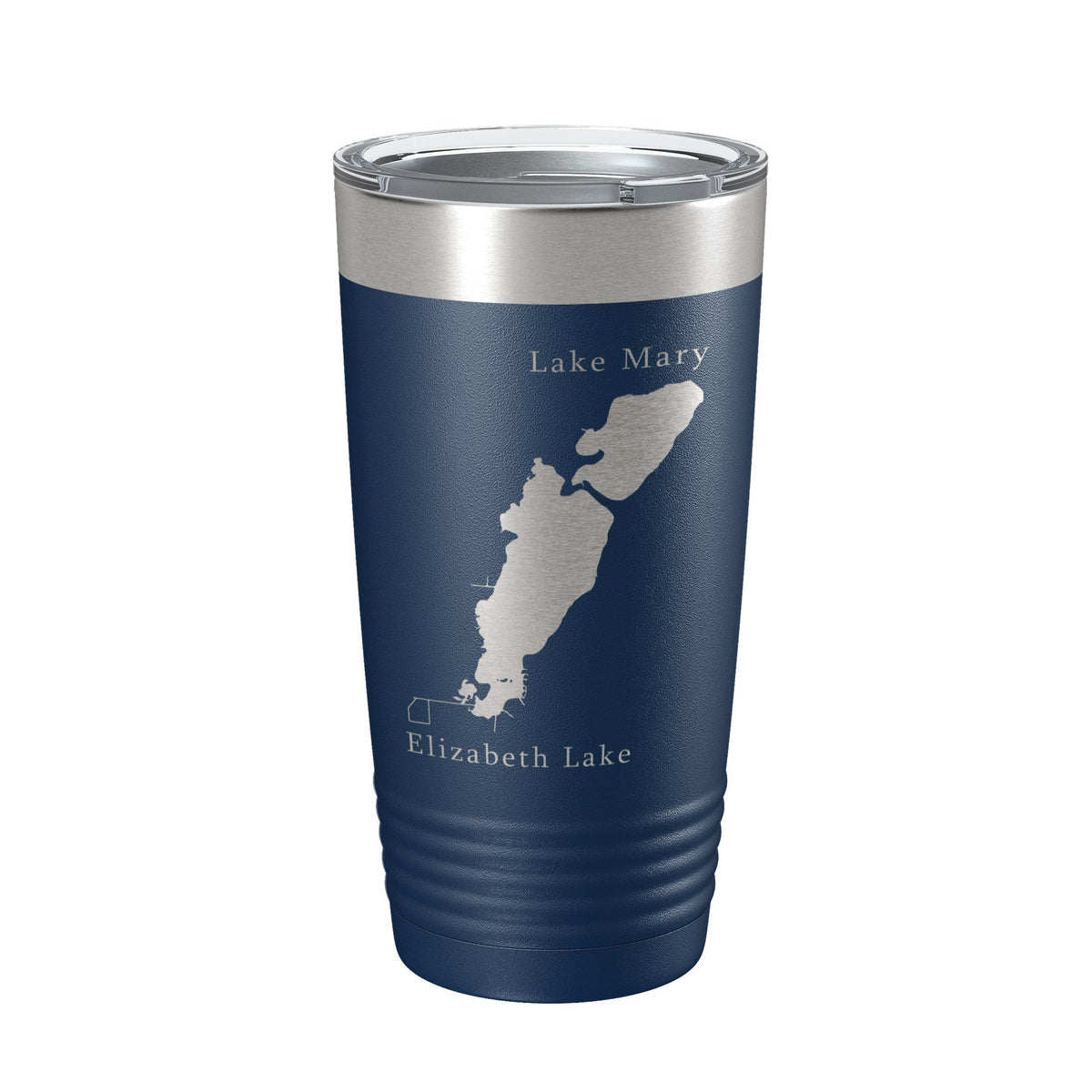 Lakes Mary & Elizabeth Map Tumbler Travel Mug Insulated Laser Engraved Coffee Cup Illinois Wisconsin 20 oz-8