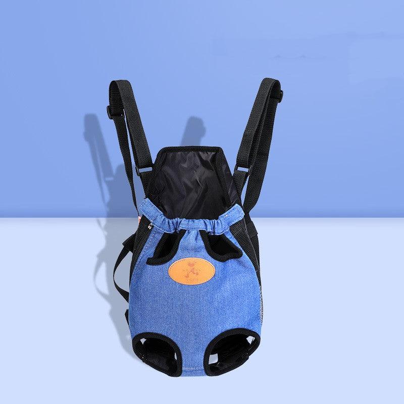 Spring adventure cat carrier in durable canvas with cute cartoon pattern and comfortable leg openings — view 5