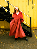 Oversized Maxi Dress with Pockets Corduroy – Michelle | No More Nobody-2