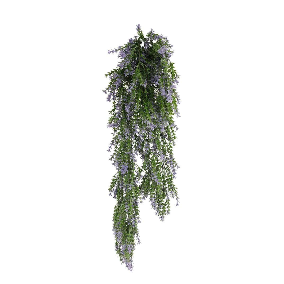 Purple and Green Willow Leaf Garland Artificial Hanging Bush 7.8×30in – NFPA 701 Certified – UV Resistant-0