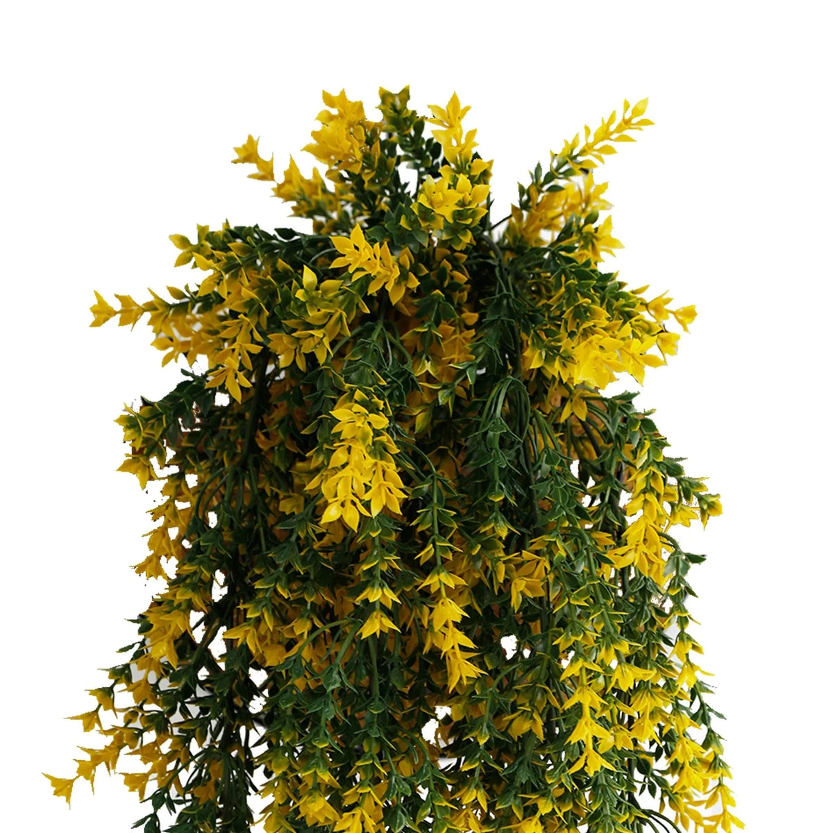 Yellow and Green Willow Leaf Garland Artificial Hanging Bush  7.1×30in – NFPA 701 Certified – UV Resistant-2