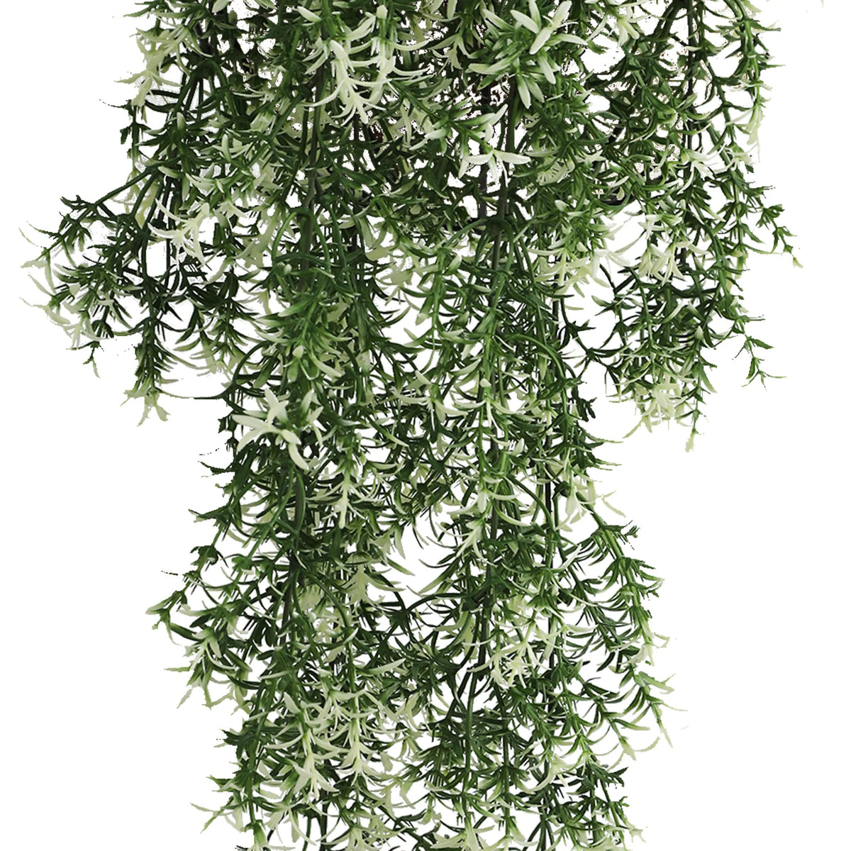 Star Jasmine Vine Artificial Hanging Plant 7.8×30in – NFPA 701 Certified – UV Resistant-3