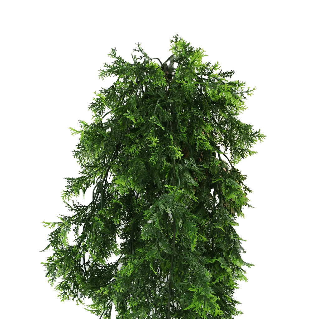 Mossy Cedar Vine Garland Artificial Hanging Bush 8.6×30in – NFPA 701 Certified – UV Resistant-2