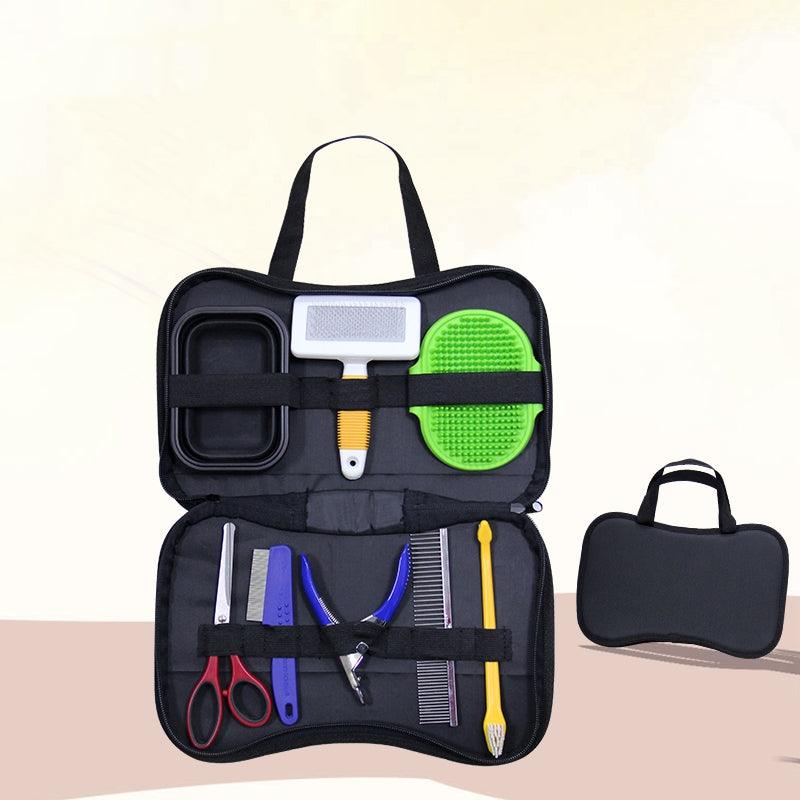 The Royal Pet Spa Kit featuring stainless steel grooming tools and soft PU brush for dogs — view 5