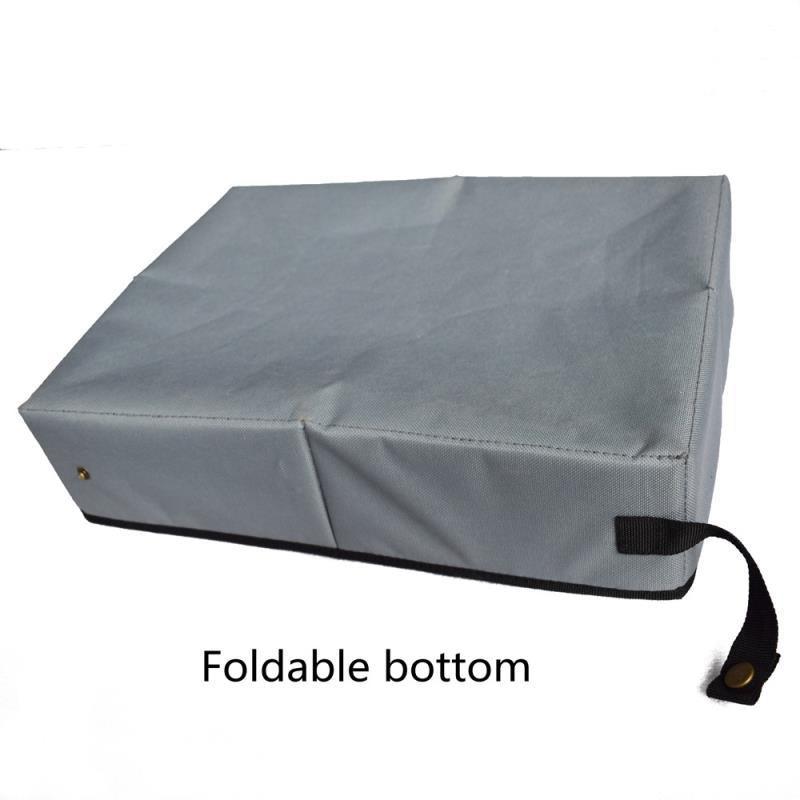 Foldable AquaShield cat litter box with waterproof Oxford cloth exterior, portable pet travel toilet. — view 5