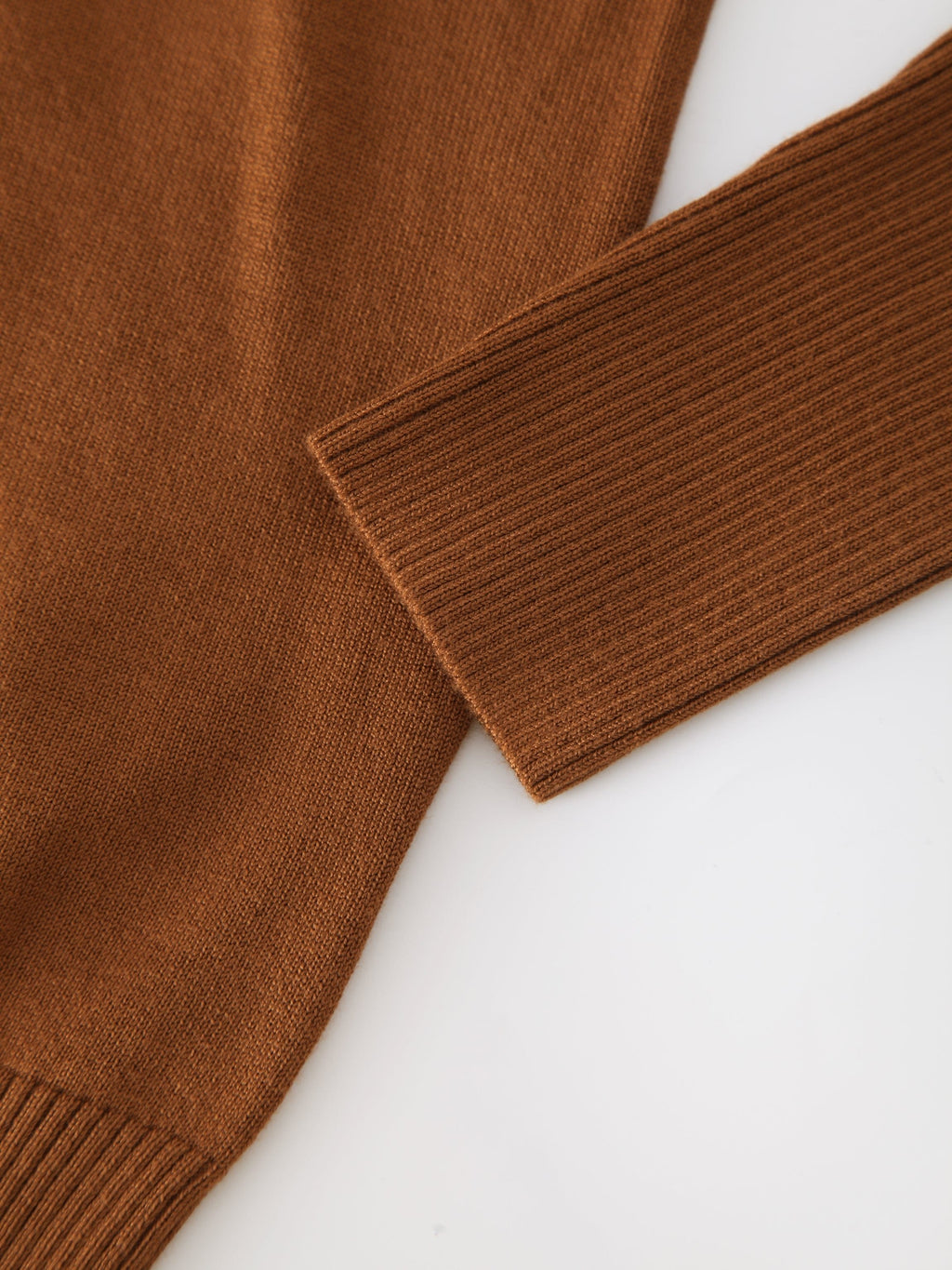 Basic Crew Sweater LS-Brown-3