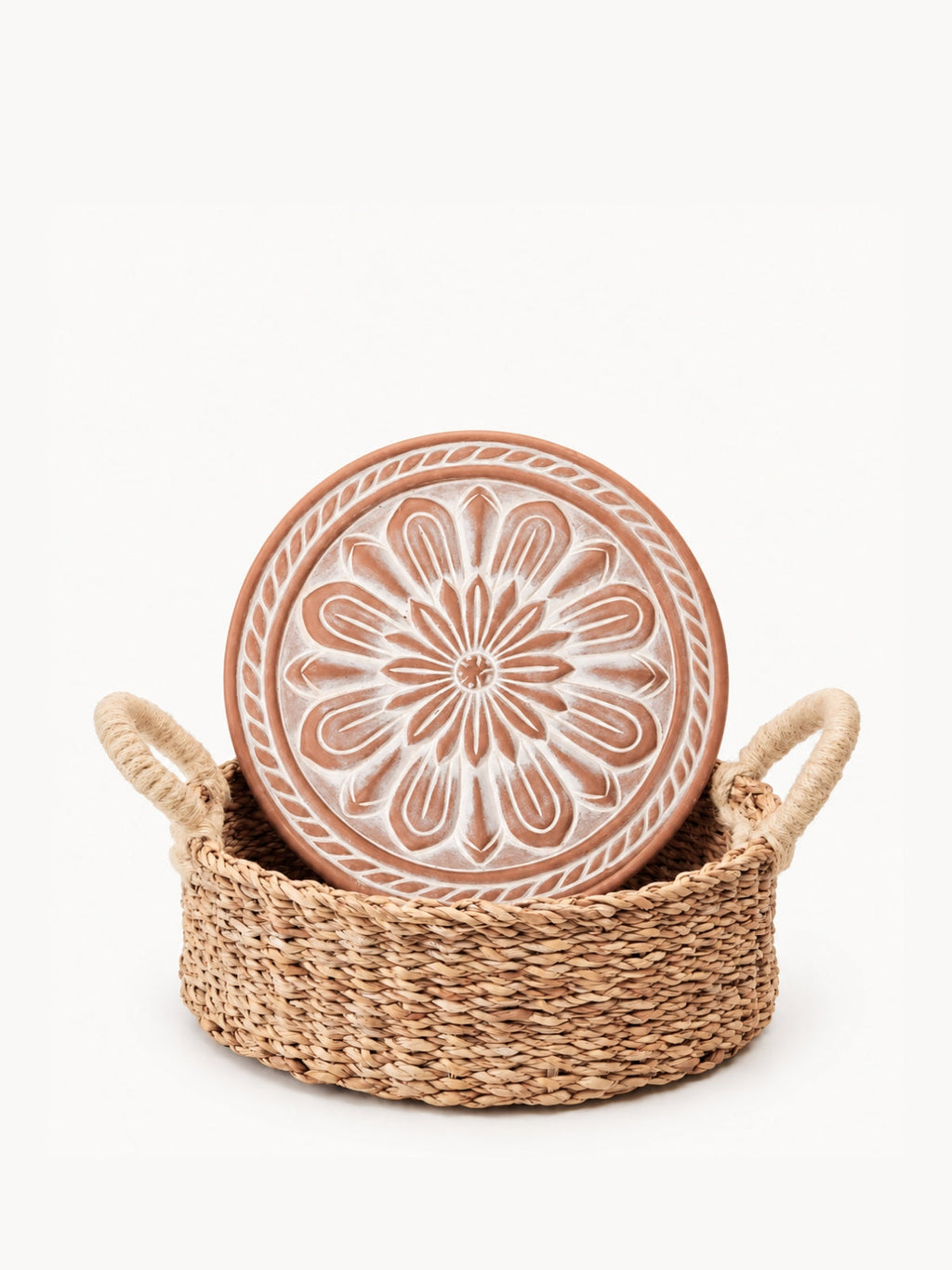 Bread Warmer & Basket - Vintage Flower-3