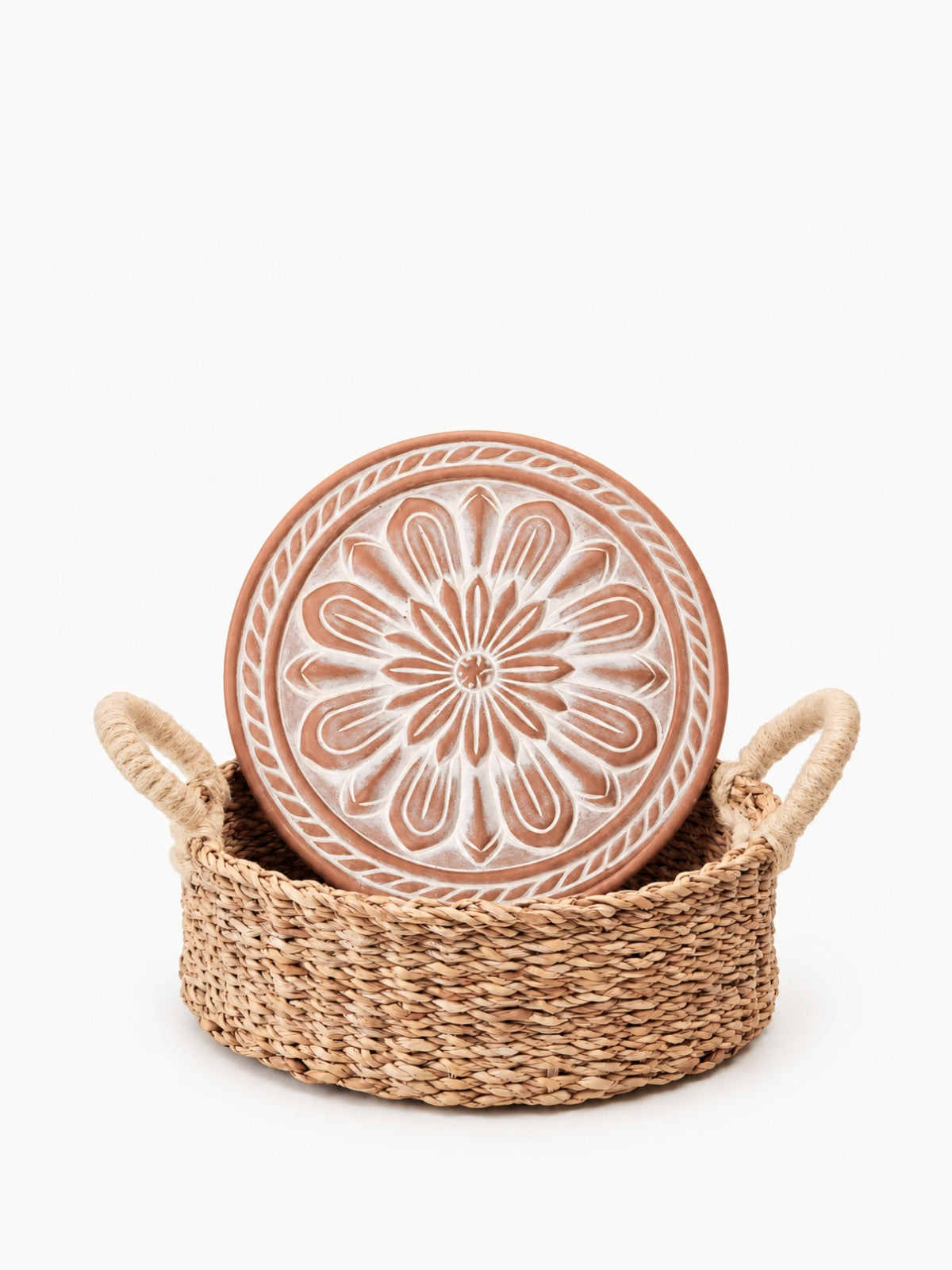 Bread Warmer & Basket - Vintage Flower-3