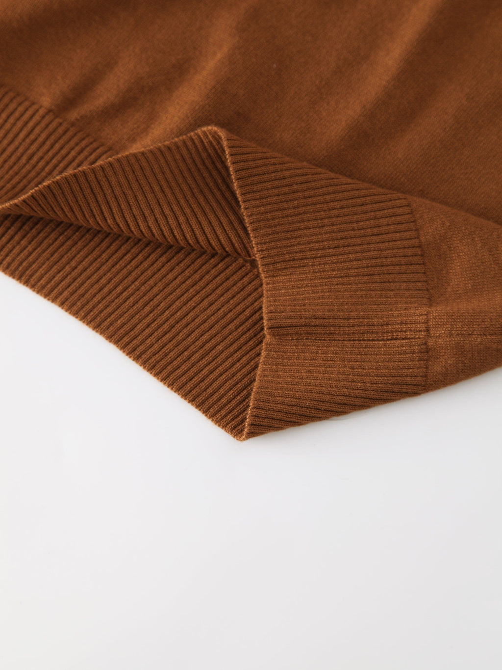 Basic Crew Sweater LS-Brown-4