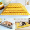 Plush Paws Palace luxury dog bed house in a neutral color with soft interior cushioning.