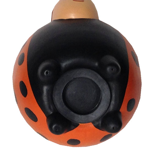 Orange Ceramic Ladybug Bank-0
