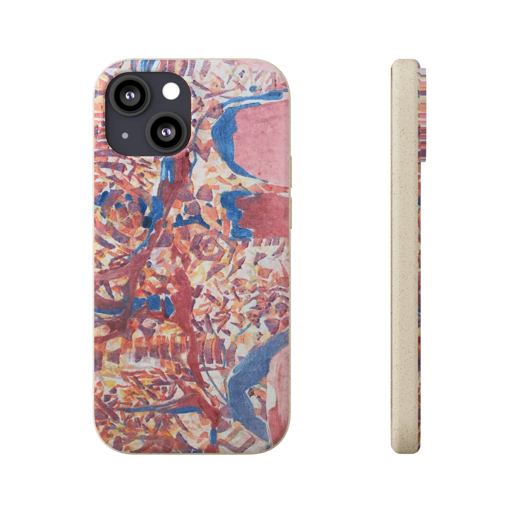 Biodegradable Phone Case with 'Abstract Fusion' Abstract Original Artwork by Barbara Cleary-14