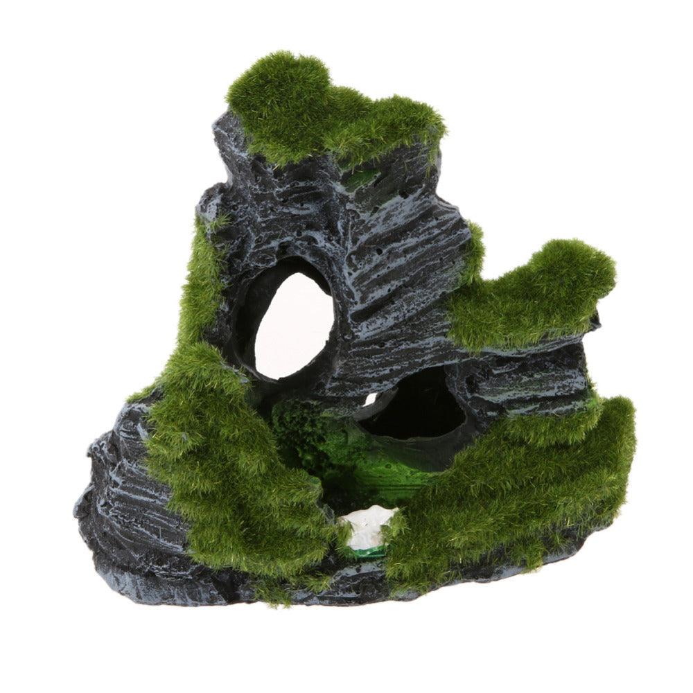 Detailed underwater adventure fish tank decoration featuring lifelike ocean scenery for stimulating aquatic habitats