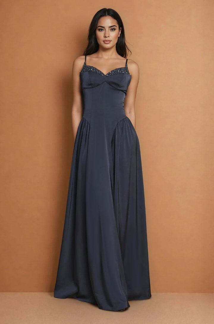 Floor Length Formal Full Skirt Evening Dress