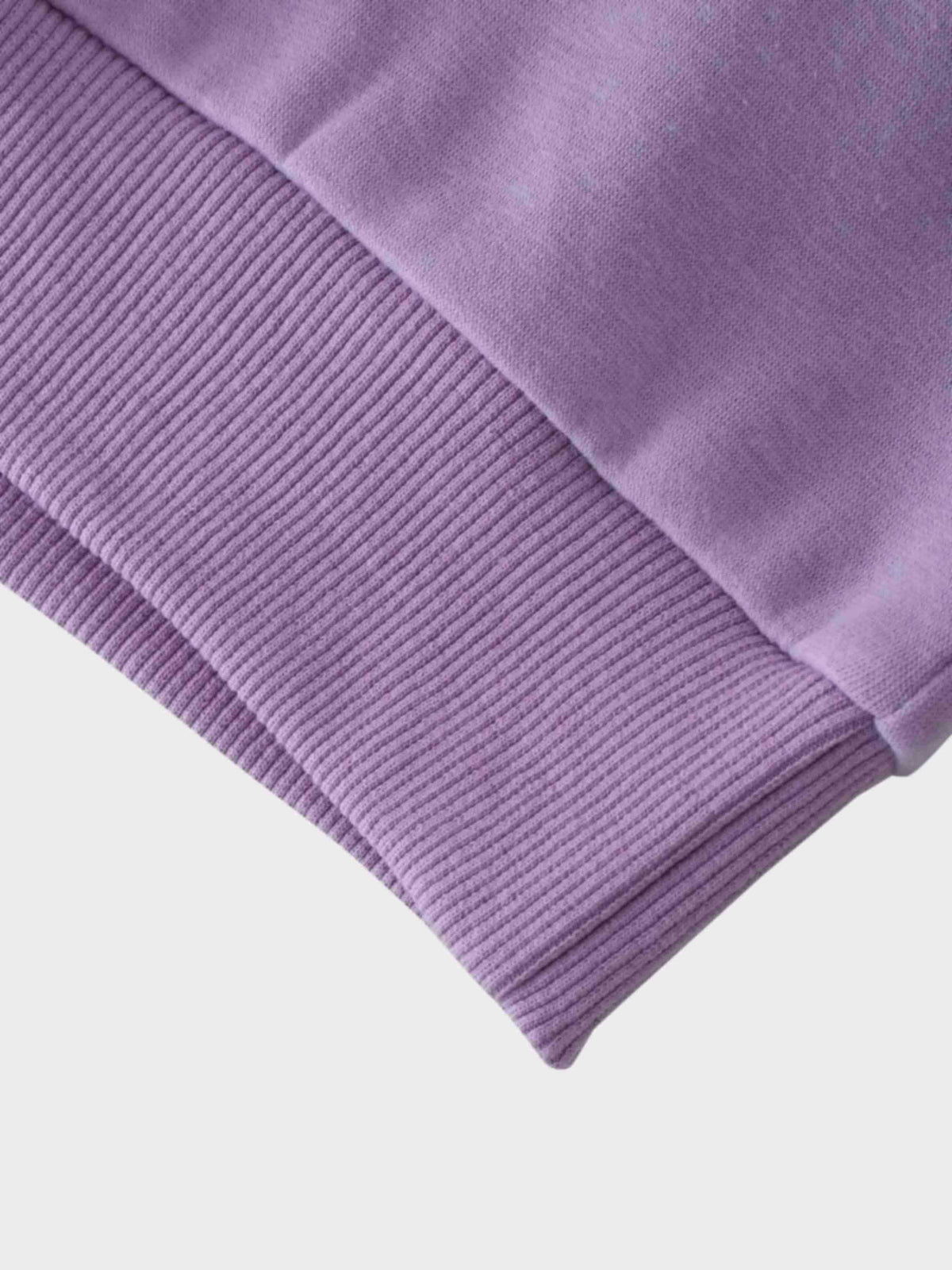 High Neck Sweatshirt-Lavender-3